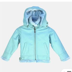 Tanner Avenue-  Kids Bomber Leather Jacket